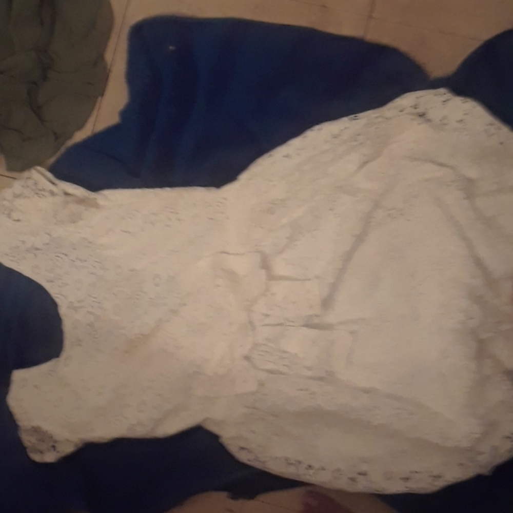 white wedding dress